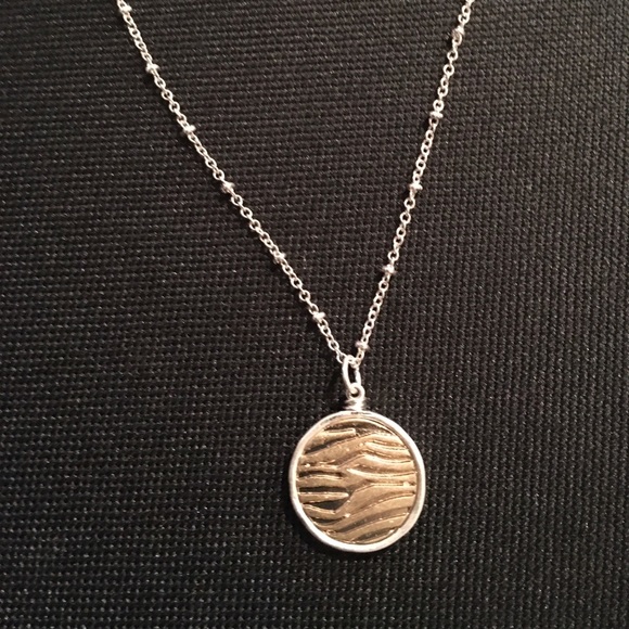 Crave Silver & Gold Tone Necklace 9” to 12” Length New in Package - Picture 1 of 9